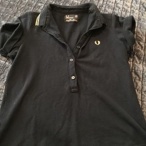 Black and gold Fred perry